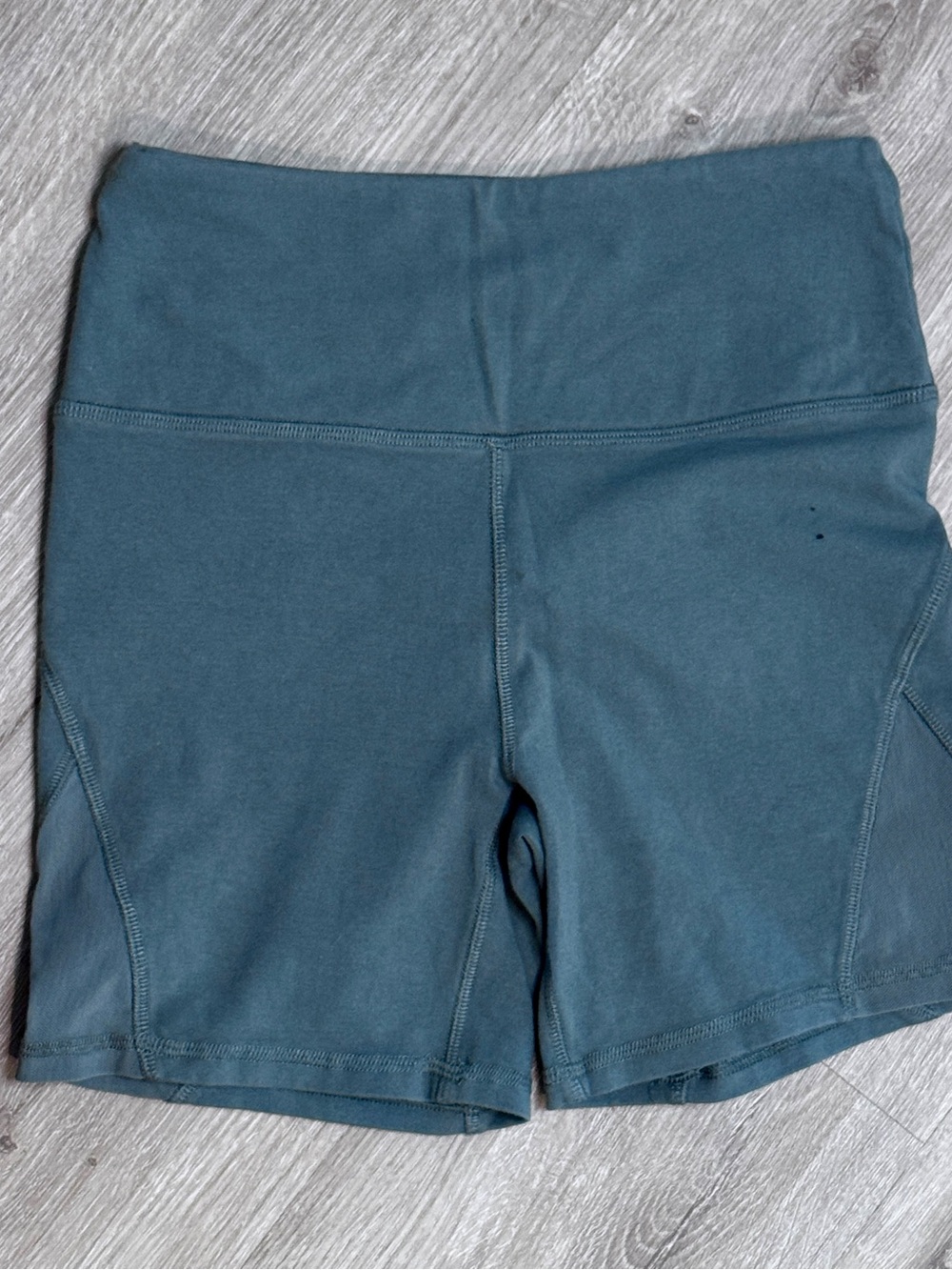 Forever 21 Teal High-Rise Bike Shorts